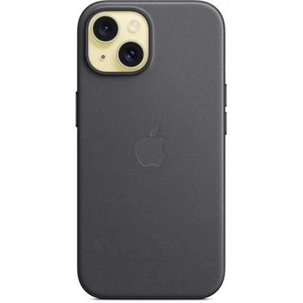 Чохол-накладка Apple FineWoven Case with MagSafe для Apple iPhone 15 Black (MT393)
