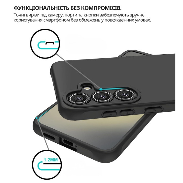 Чохол-накладка BeCover для Samsung Galaxy S26 Pro SM-S942U1 Black (714882)