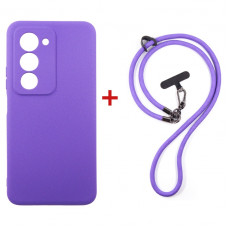 Чохол-накладка Dengos для Xiaomi Redmi 15 Violet (DG-KM-CCRB-46) + ремінець