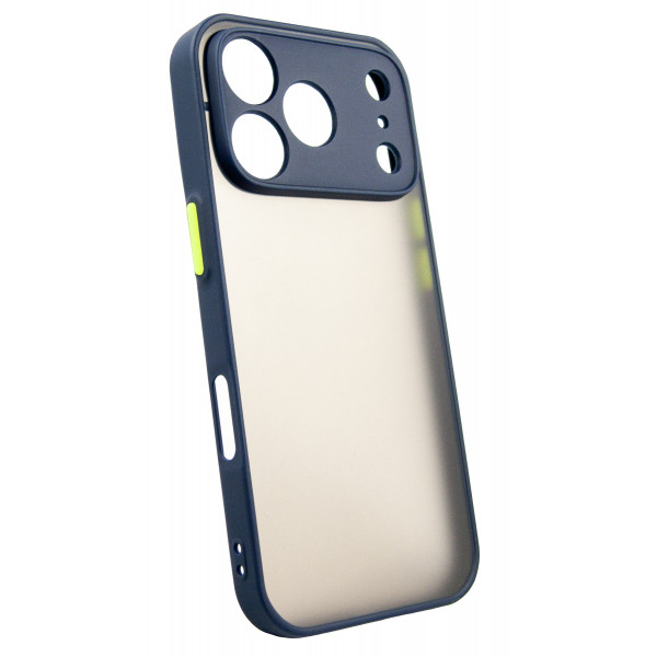 Чохол-накладка Dengos Matt для iPhone 17 Pro Blue (DG-TPU-MATT-171)