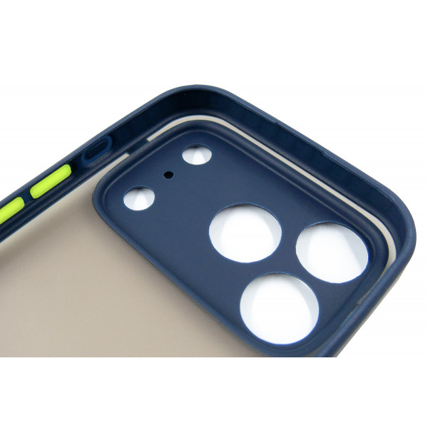 Чохол-накладка Dengos Matt для iPhone 17 Pro Blue (DG-TPU-MATT-171)