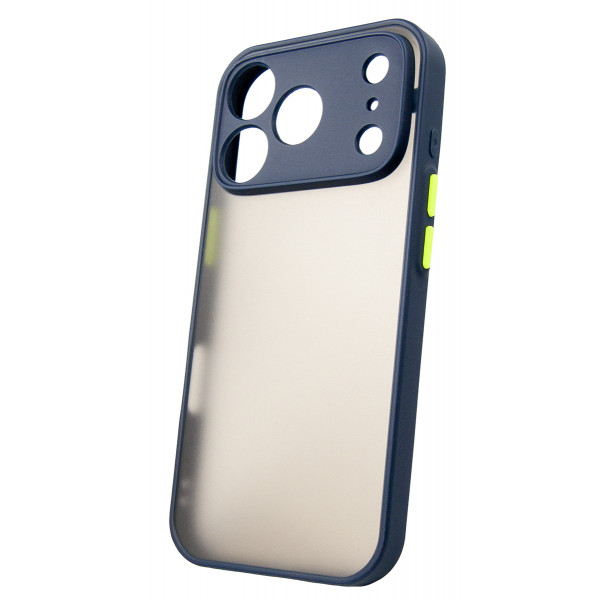 Чохол-накладка Dengos Matt для iPhone 17 Pro Blue (DG-TPU-MATT-171)