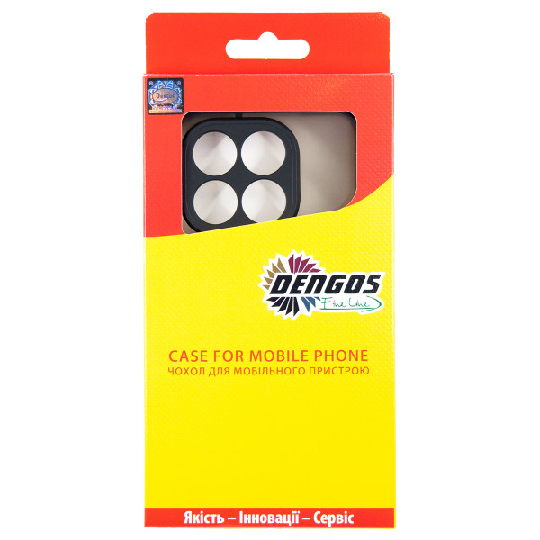 Чохол-накладка Dengos Matt для Xiaomi 15T Black (DG-TPU-MATT-173)