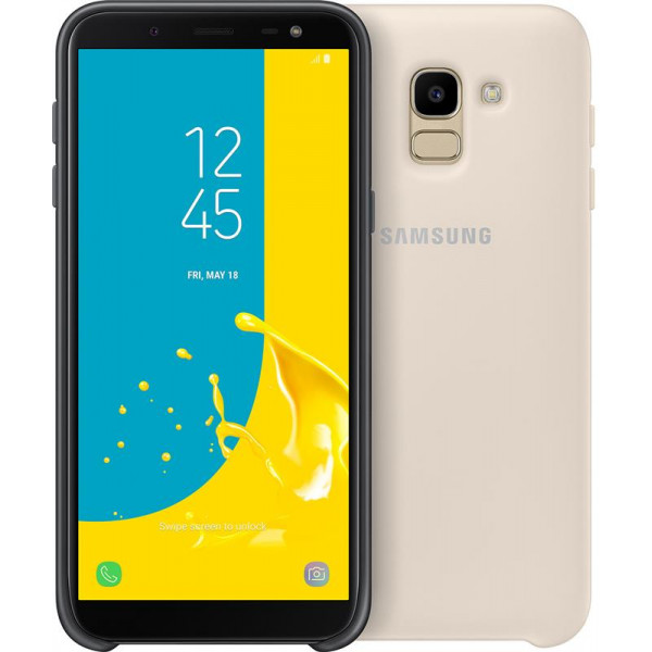 Чохол-накладка Samsung Dual Layer Cover для Samsung Galaxy J6 SM-J600 Gold (EF-PJ600CFEGRU)