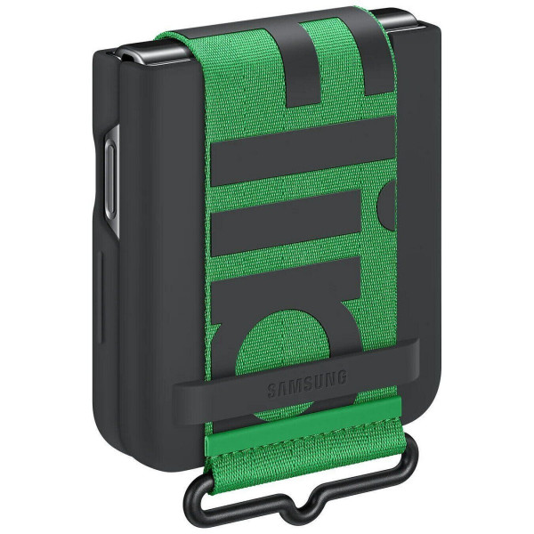 Чохол-накладка Samsung Silicone Cover with Strap для Samsung Galaxy Flip 4 SM-F721 Black (EF-GF721TBEGUA)