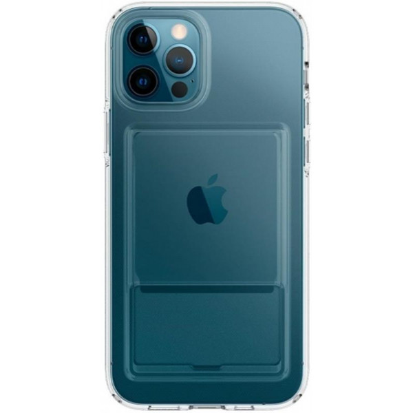 Чохол-накладка Spigen Crystal Slot для Apple iPhone 12/12 Pro Crystal Clear (ACS02576)
