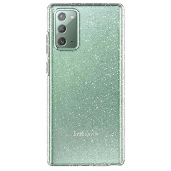 Чохол-накладка Spigen Liquid Crystal Glitter для Samsung Galaxy Note20 SM-N980 Crystal Quartz (ACS01416)