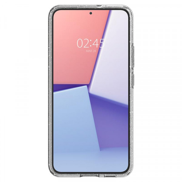 Чохол-накладка Spigen Liquid Crystal Glitter для Samsung Galaxy S22 SM-S901 Crystal Quartz (ACS03985)