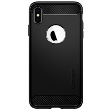 Чохол-накладка Spigen Rugged Armor для Apple iPhone XS Max Matte Black (065CS25125)