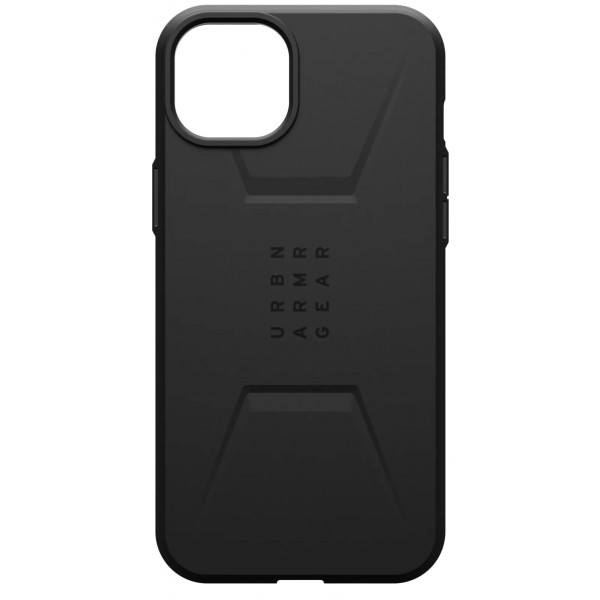 Чохол-накладка Urban Armor Gear Civilian Magsafe для Apple iPhone 15 Plus Black (114306114040)