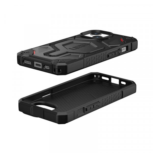Чохол-накладка Urban Armor Gear Monarch Pro Magsafe для Apple iPhone 15 Kevlar Black (114219113940)