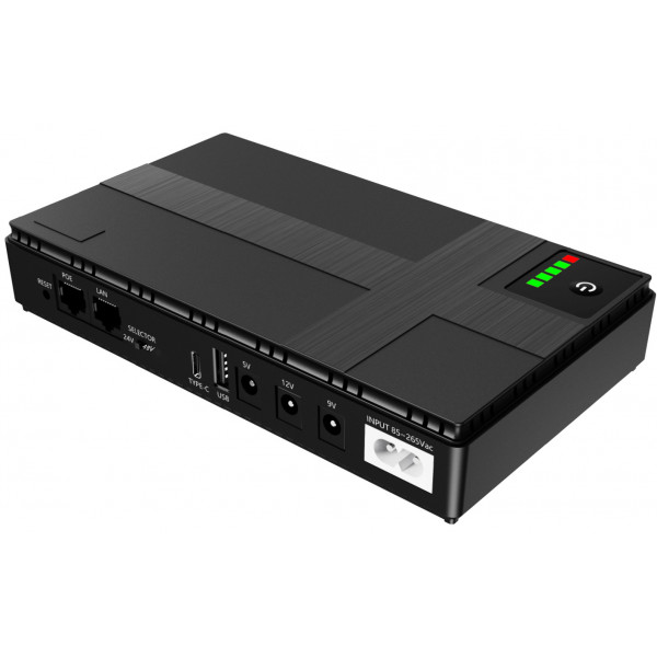Джерело безперебійного живлення Yepo DC-UPS YP-36W/12000mAh LiFePO4 DC-9V/12V/24V/48V (UA-112969)