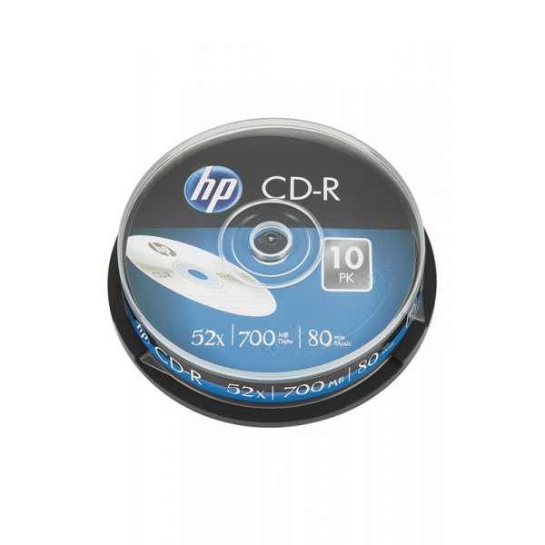 Диски CD-R HP (69308 /CRE00019-3) 700MB 52x, шпиндель, 10 шт