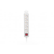 Фільтр живлення 2Е (2E-U05ESM1.5) 5хSchuko, 1.5 м, білий