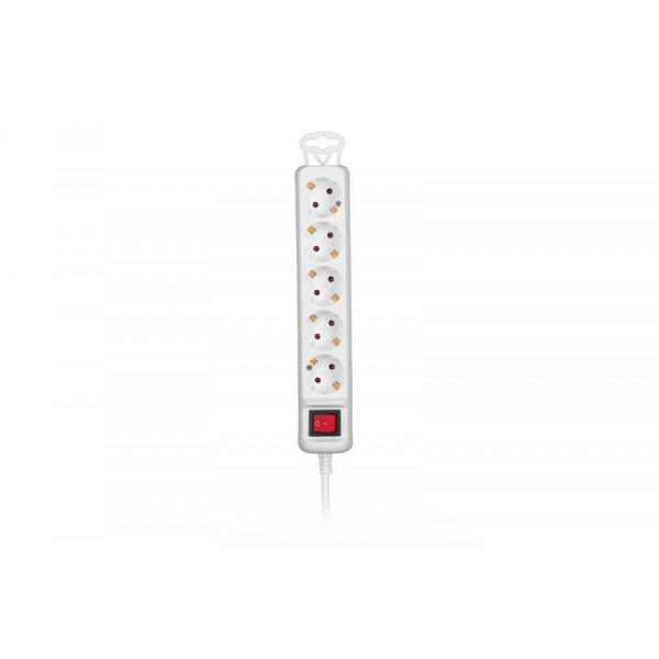 Фільтр живлення 2Е (2E-U05ESM1.5) 5хSchuko, 1.5 м, білий