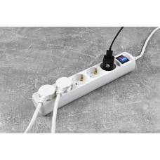 Фільтр живлення 2Е 5хSchuko, 3 м, білий (2E-U05ESM3)