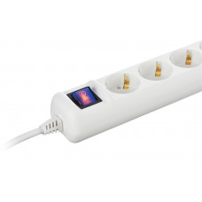 Фільтр живлення 2Е 5хSchuko, 3 м, білий (2E-U05ESM3)