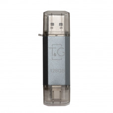 Флеш-накопичувач USB 128GB Type-C T&G 009 Star Series Silver (TG009TC-128GSL)