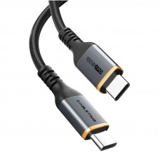 Кабель Cabletime USB Type-C - USB Type-C (M/M) PD 100W, 1 м, Black (CU03L)