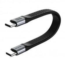 Кабель Cabletime USB Type-C - USB Type-C (M/M) PD 240W, 0.15 м, Black (CU45B)