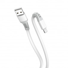 Кабель ColorWay USB - Lightning (M/M), liquid silicone, 3А, 1 м, White (CW-CBUL093-WT)