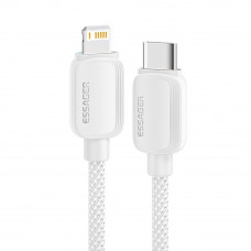 Кабель Essager Breeze USB Type-C - Ligthning (M/M), 20W, 1 м White (EXCTL-WL02-P)