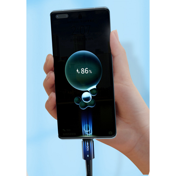 Кабель Essager Sunset USB Type-C - USB Type-C (M/M), 100W, 3 м Black (EXCTT1-CGC01)