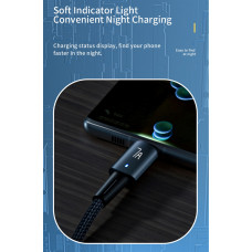 Кабель Essager Sunset USB - USB Type-C (M/M), 100W, 1 м Black (EXC7A-CG01-P)