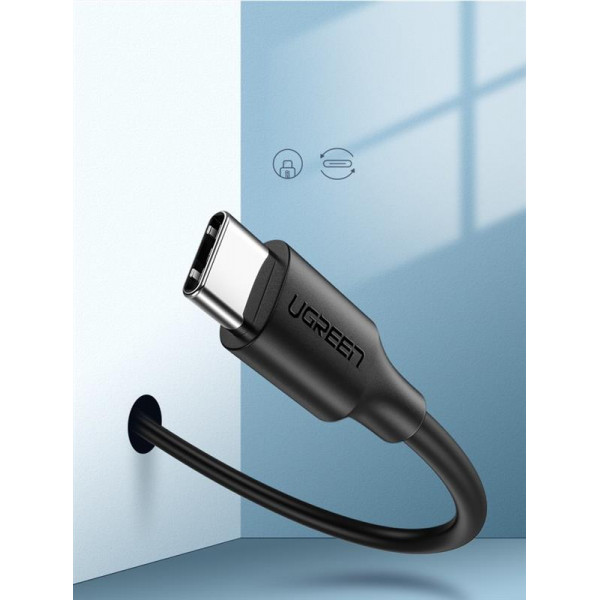 Кабель Ugreen US287 USB - USB Type-C (M/M), 3 м, Black (60826)