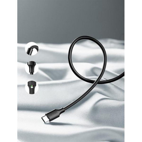 Кабель Ugreen US287 USB - USB Type-C (M/M), 3 м, Black (60826)