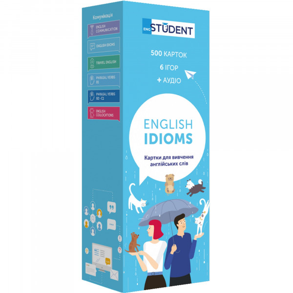 Картки для вивчення англійської мови English Student. English Idioms