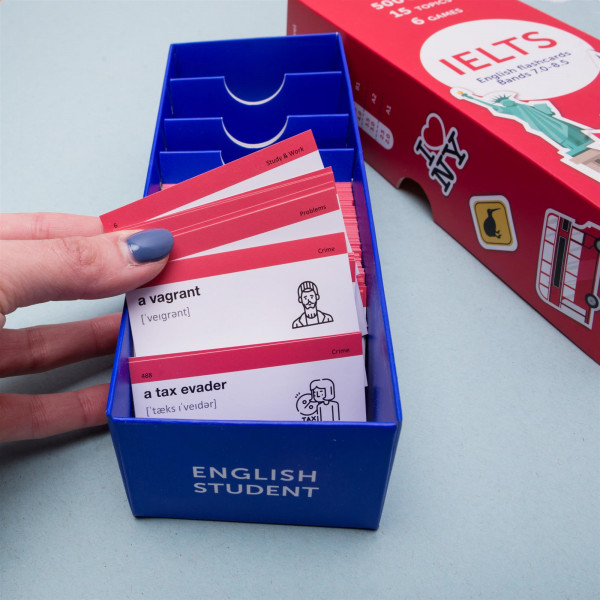Картки для вивчення англійської мови English Student. IELTS (english to english)