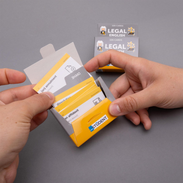 Картки для вивчення англійської мови English Student. Legal English