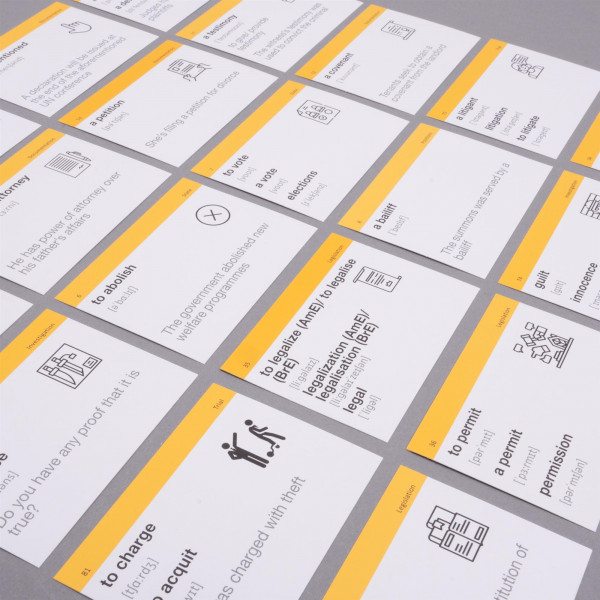 Картки для вивчення англійської мови English Student. Legal English