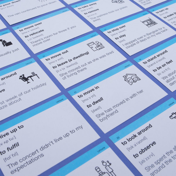 Картки для вивчення англійської мови English Student. Phrasal Verbs B1 & Phrasal Verbs B2-C1