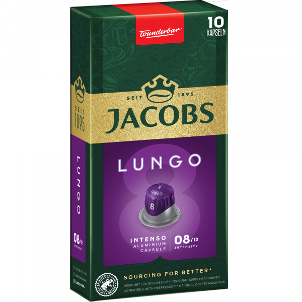 Кава в капсулах Jacobs Lungo Intenso 10шт