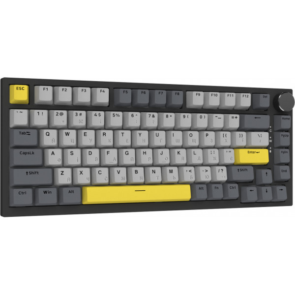 Клавіатура Ajazz AK820 Sea Salt Switch Black USB-C (AK820-SS-BGY)