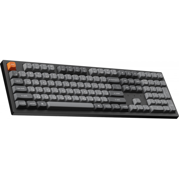 Клавіатура бездротова Keychron K10 Max Keychron Super Banana Switch Black RGB (K10M-H4-UA)