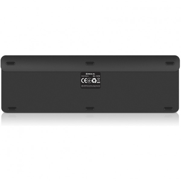 Клавіатура бездротова REAL-EL RK-737W Black/Grey