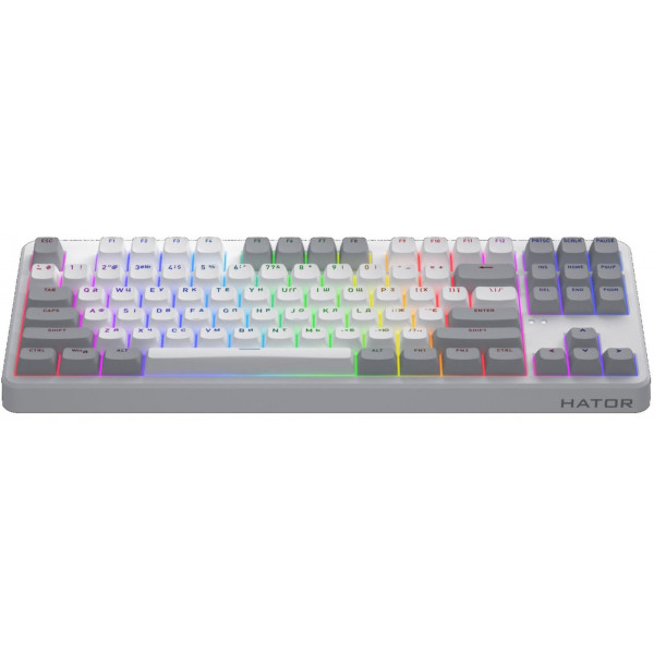 Клавіатура Hator Rockfall 3 Mecha TKL Wireless Orange White (HTK851UA)