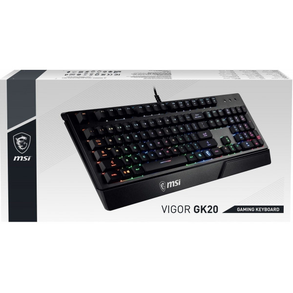 Клавіатура MSI Vigor GK20 UA Black USB (S11-04UA208-CLA)