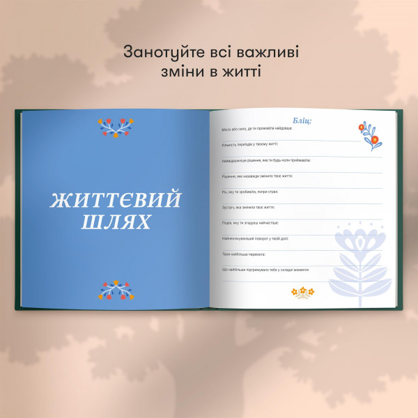Книга спогадів Orner Історії мого дідуся, зелений (orner-3502)