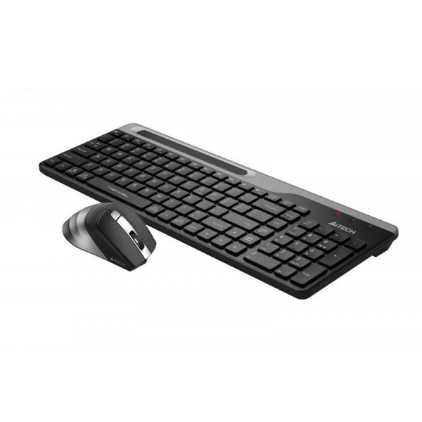 Комплект (клавіатура, мишка) бездротовий A4Tech FB2535CS Smoky Grey