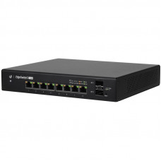 Комутатор Ubiquiti EdgeSwitch ES-8-150W (8x1GE, 2xSFP, PoE+/Passive PoE, 150W max)