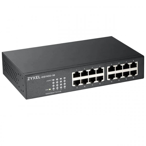 Комутатор ZYXEL GS1100-16 (GS1100-16-EU0104F)