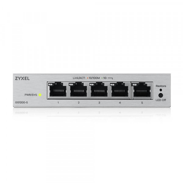 Комутатор ZYXEL GS1200-5 v3 (GS1200-5V3-EU0101F)
