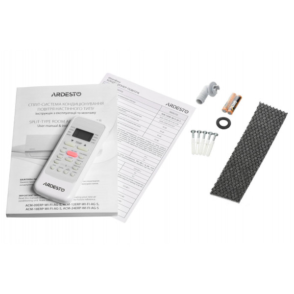 Кондиціонер Ardesto ACM-09INV-R32-WF-AG-S