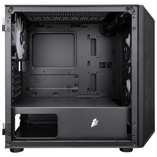 Корпус 1stPlayer D3-BK-3F7-14 Black без БЖ