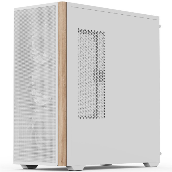 Корпус AeroCool D501A-G-WT-v2 (ACCM-DS01043.21) White без БЖ