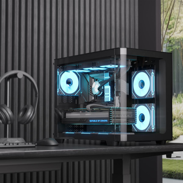 Корпус AeroCool P300C-G-BK-v1 (ACCS-PN02033.11) Black без БЖ